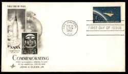 1962 - Primo Uomo nello Spazio - due buste del progetto Mercury una ...