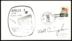 1968 - Apollo 7 - busta commemorativa della missione Apollo 7 con ...