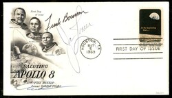 1969 - Busta raccomandata Apollo 8 con firme autografe degli ...