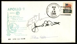 1969 - Apollo 9 - busta commemorativa della missione con annullo Cape ...