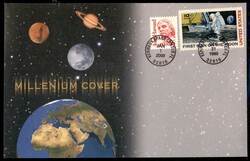 1999/2000 - Millenium Cover - busta affrancata con 10 cent Astronauta ...