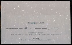 1999/2000 - Millenium Cover - busta affrancata con 10 cent Astronauta ...