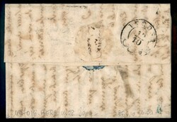 Lettera da Adro (2CO gr. - P.ti 10) affrancata con 15 cent (3a) molto ...