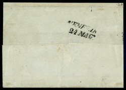 Fresca lettera da Milano 22.5.52 affrancata con tre esemplari del 10 ...