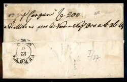 Fresca lettera del 10.5.52 affrancata con coppia molto ben marginata ...