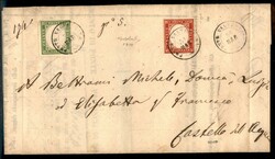 Mandato di pagamento affrancato con 5 cent + 40 cent (130 + 16E) da ...