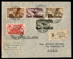 Decennale Marcia su Roma 1,75 lire + Posta Aerea 50 cent 75 cent 1 ...