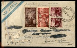 Falso di Buenos Aires - I tiratura - busta affrancata con 100 lire ...