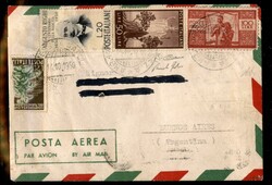 Falso di Buenos Aires - II tiratura - busta affrancata con 100 lire ...