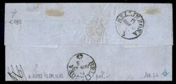 Bella letterina con 10 cent (14E) da Verbano (annullato sul battello) ...