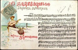 CARTOLINE - Musicali - Lotticino di n. 21 Cartoline Musicali NAPOLI . ...