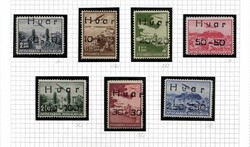 Occupazioni CROATE - Lesina - 1944 - Lesina " BENEFICENZA " Croce ...