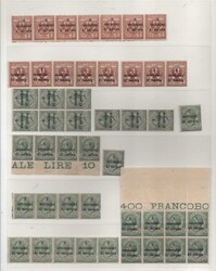 Trento e Trieste - 1919 Lotticino della prima serie di Trento e ...