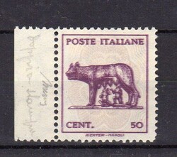 Luogotenenza - Lupa Capitolina con doppia stampa gomma integra n515h ...