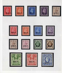 Occupazioni Straniere delle Colonie - Collezione COMPLETA " M.E.F. + ...