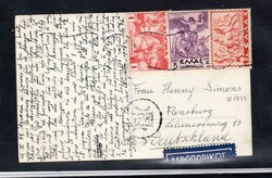 CARTOLINA - Grecia - 1939 Cartolina per via aerea da Atene per ...