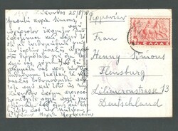 CARTOLINA - Grecia - 1939 Cartolina per via aerea da Zante Ottimo ...