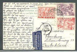 CARTOLINA - Grecia - 1939 Cartolina da Atene per via aerea Ottimo ...