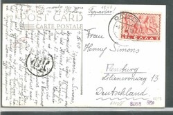CARTOLINA - Grecia - 1940 Cartolina dalla Grecia per via aerea in ...
