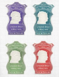 Collezione di ERINNOFILI e/o ETICHETTE " TEDESCHI " formato da circa ...