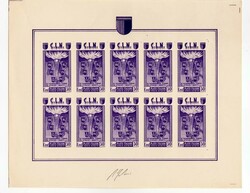 C.L.N. Comitati di Liberazione Nazionale - Aosta - MINIFOGLIO NON ...