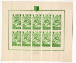 C.L.N. Comitati di Liberazione Nazionale - Aosta - Minifoglio n 9 25 ...