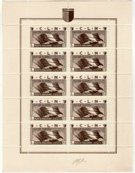 C.L.N. Comitati di Liberazione Nazionale - Aosta - Minifoglio n 15 25 ...