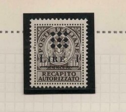 Guidizzolo - 1945 Francobollo di Recapito Autorizzato n. 3 ...