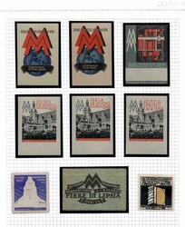Erinnofili/etichette - Collezione di ERINNOFILI e/o ETICHETTE " ...