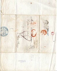 Interessante e particolare lettera da Parigi per Napoli della ...