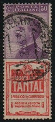 Pubblicitari - .1924/25 - Francobolli con appendice a carattere ...