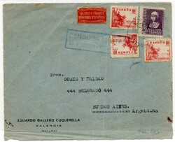CARTOLINE - Spagna Posta aerea - Lotticino di n. 6 cartoline .1) ...