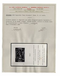 Foglietti - 1945 Bf n 11 Foglietto Dono Svizzero ,per le vittime di ...