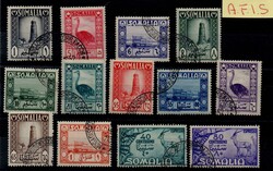 Somalia (AFIS) - 1950 "Soggetti africani" - Sassone n. 1/11 + ...