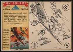 CARTOLINE - Militari - N. 4 Cartoline della serie "Le armi dell'Asse" ...