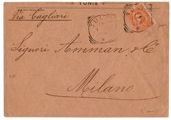 Uffici Postali all' Estero - Tunisi - Tunisi (annullo tondo ...