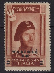 Corpo polacco - Valore singolo con gomma integra del n 1 cat Sassone ...