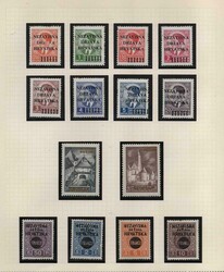 Croazia - Collezione completa nuovi - CROAZIA INDIPENDENTE, Dal 1941 ...