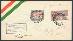 Posta Aerea - 1931 (28 dicembre) - BENGASI - SIRTE - TRIPOLI - MALTA ...