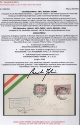 Posta Aerea - 1931 (28 dicembre) - BENGASI - SIRTE - TRIPOLI - MALTA ...