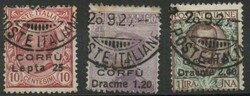 Corfù - 1923 - OCCUPAZIONE MILITARE ITALIANA - CORFU' -Francobolli ...