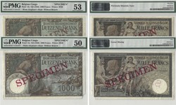 110.550.55: Banknoten - Afrika - Belgisch Kongo