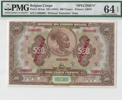 110.550.55: Banknoten - Afrika - Belgisch Kongo