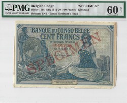 110.550.55: Banknoten - Afrika - Belgisch Kongo