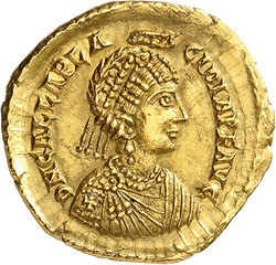 10.50.90: Antike - Weströmisches Reich - Galla Placidia, Gattin des Constantius III.