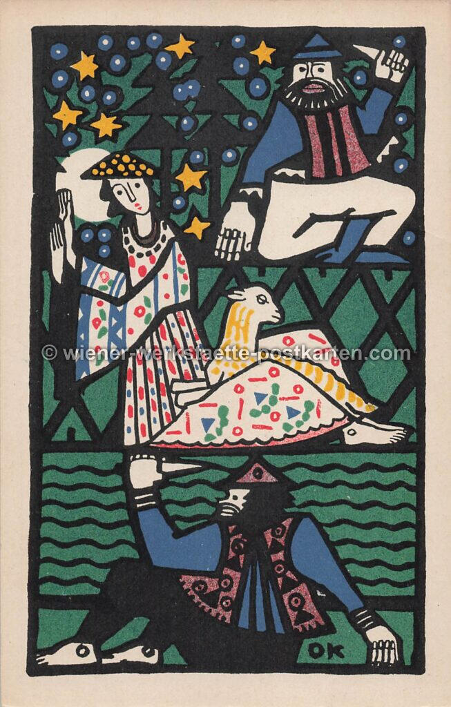 Litho WW 77 Oskar Kokoschka - Mädchen mit Lamm - 1907 Zustand I, ...