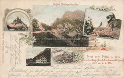 Litho - Gaflei - 1902 Zustand I-II, gelaufen,leicht stockfleckig ...