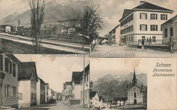Schaan - 1909 Zustand I-II, leicht fleckig,gelaufen,kleine ...