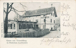 Triesenberg - um 1900 Zustand I-, gelaufenAutomatically generated ...