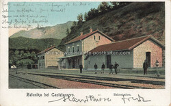 Castelnuovo Bahnstation - 1904 Zustand I-, gelaufenAutomatically ...